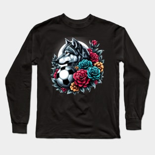 Alaskan Husky With A Ball Long Sleeve T-Shirt